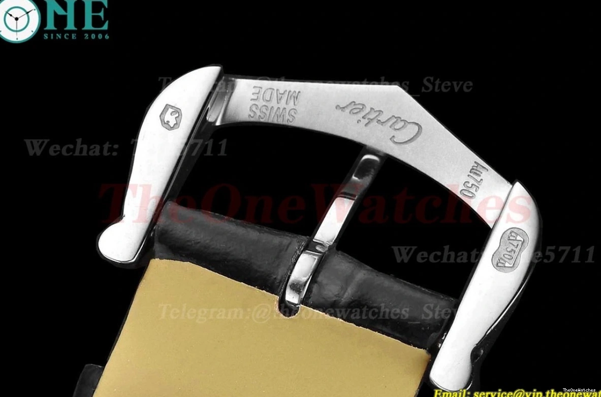 LE Dia Quartz Silver SS 8848F Dial Française Black Tank 21.2mm 0416